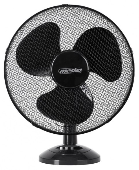 Wentylator MESKO, biurkowy, śr. 23cm, 45W, czarny