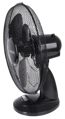 Wentylator MESKO, biurkowy, śr. 23cm, 45W, czarny