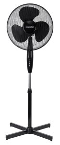 Wentylator MESKO, stojący, śr. 40cm, 90W, czarny
