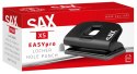 Dziurkacz SAX 158 EasyPro XS, dziurkuje do 10 kartek, czarny
