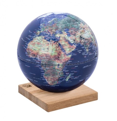 Globus TROIKA Explorer 360, śr. 25 cm, dębowa podstawa, fizyczny, granatowy