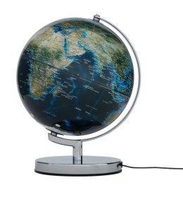 Globus TROIKA Terra Light, śr. 25 cm, oświetlenie, błyszczący, niebiesko-zielony