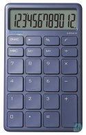 Kalkulator biurowy DONAU TECH, 12-cyfr. wyświetlacz, funkcja pierw., wym. 137x84 mm, granatowy