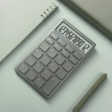 Kalkulator biurowy DONAU TECH, 12-cyfr. wyświetlacz, funkcja pierw., wym. 137x84 mm, zielony