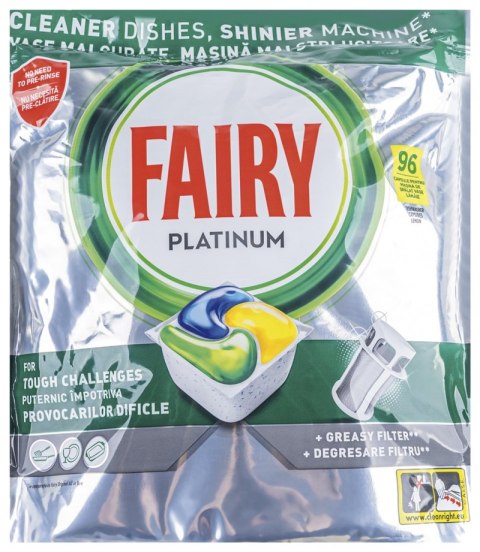 Kapsułki do zmywarki FAIRY Professional Platinum Lemon, 96 szt.