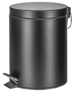 Kosz ze stopką Donau Home, wolnoopadający, 5l, czarny