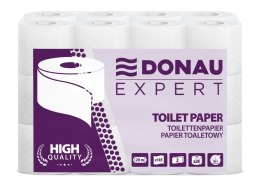 Papier toaletowy celulozowy DONAU EXPERT, 2-warstwowy, 185 listków, 24szt., biały