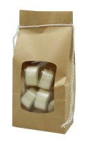 Świeca DONAU HOME Tealight, naturalny wosk, 7h, 18 szt., kremowa