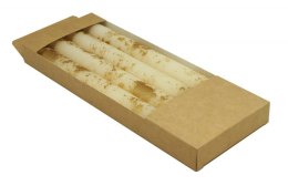 Świeca stołowa DONAU HOME Aura, 22x240mm, 4 szt., kremowa