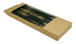 Świeca stołowa DONAU HOME Aura, 22x240mm, 4 szt., zielona