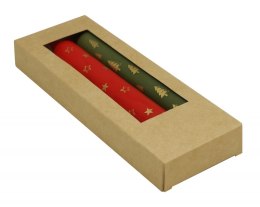 Świeca stołowa DONAU HOME X-Mas, 22x175mm, 3 szt., mix wzorów/kolorów