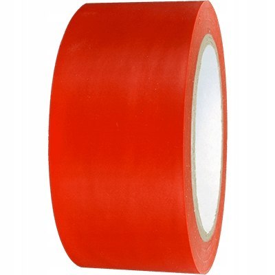 Taśma oznaczeniowa czerwona podłogowa 50mmx33m SALE