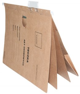 Teczka zawieszkowa DONAU na akta osobowe, wersja do 2018 r., karton, A4, 230gsm, brązowa