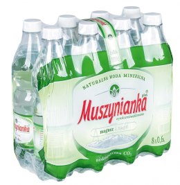 Woda MUSZYNIANKA, niegazowana, 0,6l, kaucja
