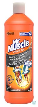 Żel do udrażniania rur MR MUSCLE Power Gel, 1l