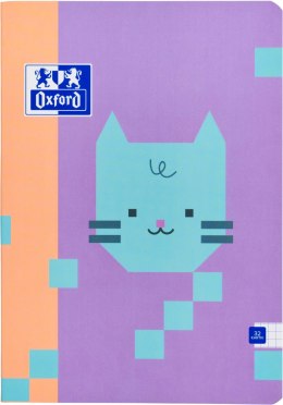 Zeszyt Oxford ZOO Blocks A5, 32k, kratka, bez marginesu, 400208082