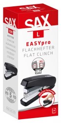 Zszywacz SAX 559 EasyPro L, zszywa do 25 kartek, 24/6, 26/6, czarny