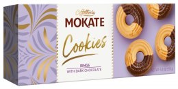 Ciastka MOKATE, ringi z ciemną czekoladą, 150g