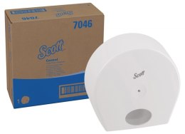 Dozownik do papieru toaletowego Jumbo SCOTT Control, 7046, centralne odwijanie, biały