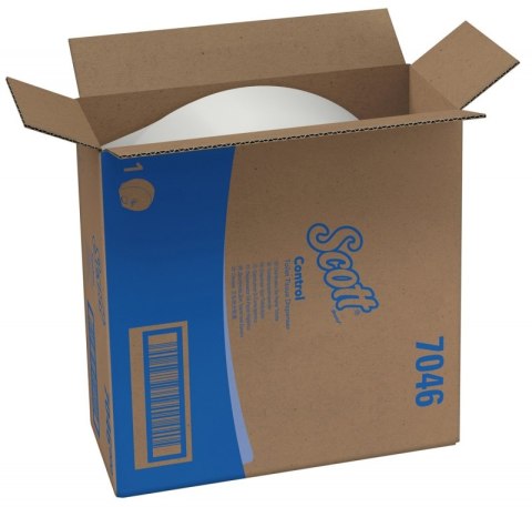 Dozownik do papieru toaletowego Jumbo SCOTT Control, 7046, centralne odwijanie, biały