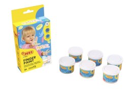 Farby do malowania palcami JOVI, 5x35 ml, mix kolorów