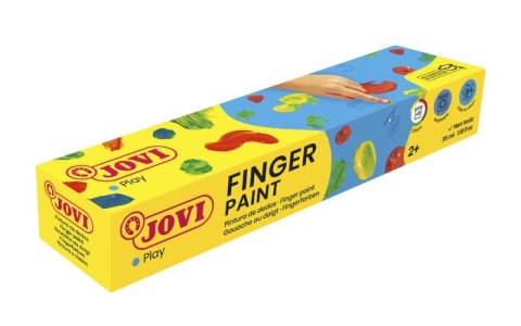 Farby do malowania palcami JOVI, 5x35 ml, mix kolorów