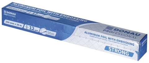 Folia aluminiowa z tłoczeniem DONAU PROFESSIONAL, 290mm×20m, gr.12