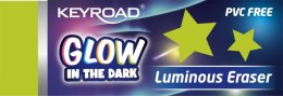 Gumka do ścierania KEYROAD Luminous, fluorescencyjna, pakowane na displayu, mix kolorów
