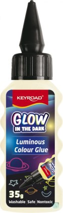 Klej w płynie KEYROAD Luminous, fluorescencyjny, pakowane na displayu, mix kolorów