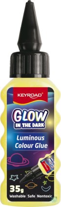 Klej w płynie KEYROAD Luminous, fluorescencyjny, pakowane na displayu, mix kolorów