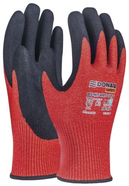 Rękawice antyprzecięciowe DONAU SAFETY DS-NIT Anti-Cut C, rozm. 10, czerwony