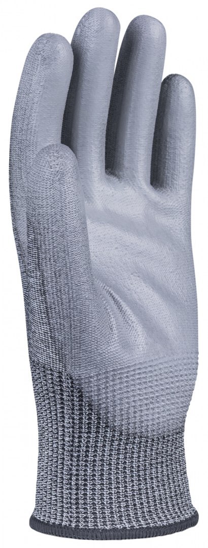Rękawice antyprzecięciowe DONAU SAFETY DS-PU Anti-Cut D, rozm. 9, ciemnoszary