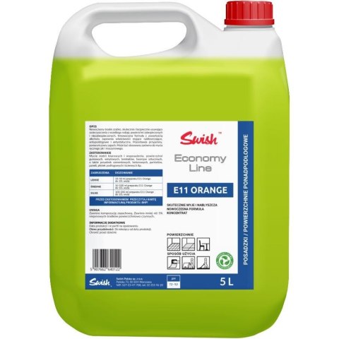SWISH E11 ORANGE 5l PŁYN DO MYCIA PODŁÓG