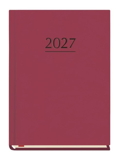 Terminarz MARTA B6 2027, wiśnia 120x165mm, kalendarz 1 tydzień na 2 stronach, Michalczyk i Prokop T-215V-W