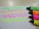 Zakreślacz KEYROAD Fluo Jungle, 1-5 mm, 4 szt., etui, mix kolorów