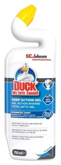 Żel do czyszczenia toalet DUCK Deep Action Marine, 750ml