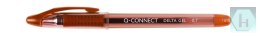 Długopis żelowy szybkoschnący Q-CONNECT, 0,7mm, czerwony