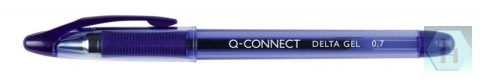 Długopis żelowy szybkoschnący Q-CONNECT, 0,7mm, niebieski