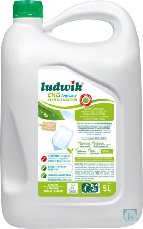 Ekologiczny płyn do naczyń LUDWIK, 5kg