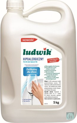 Hipoalergiczny płyn do naczyń LUDWIK, 5kg