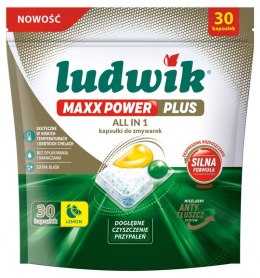 Kapsułki do zmywarek Maxx Power LUDWIK, 30 szt., lemon