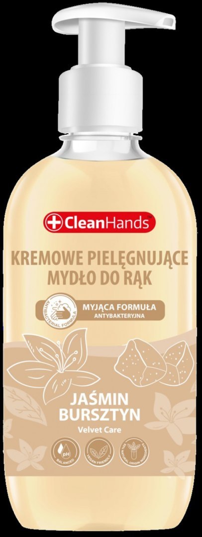 Kremowe mydło do rąk CLEANHANDS, 500ml, jaśmin i bursztyn