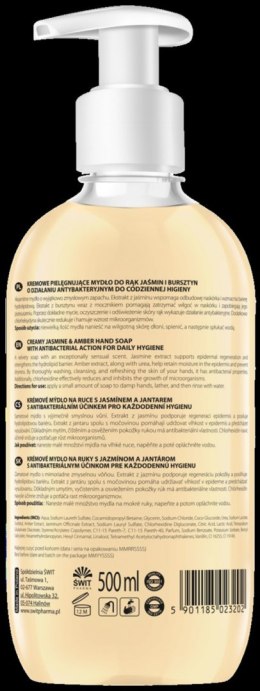 Kremowe mydło do rąk CLEANHANDS, 500ml, jaśmin i bursztyn