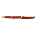 Pióro wieczne Platinum BISO Flame Red F, w pudełku, czerwone