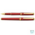 Pióro wieczne Platinum BISO Flame Red F, w pudełku, czerwone