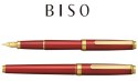 Pióro wieczne Platinum BISO Flame Red F, w pudełku, czerwone