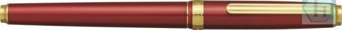 Pióro wieczne Platinum BISO Flame Red F, w pudełku, czerwone