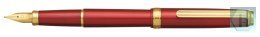 Pióro wieczne Platinum BISO Flame Red M, w pudełku, czerwone