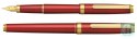 Pióro wieczne Platinum BISO Flame Red M, w pudełku, czerwone