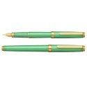 Pióro wieczne Platinum BISO Mint Green F, zielone